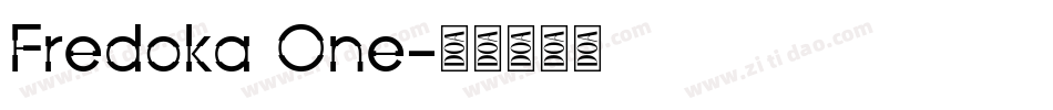 Fredoka One字体转换